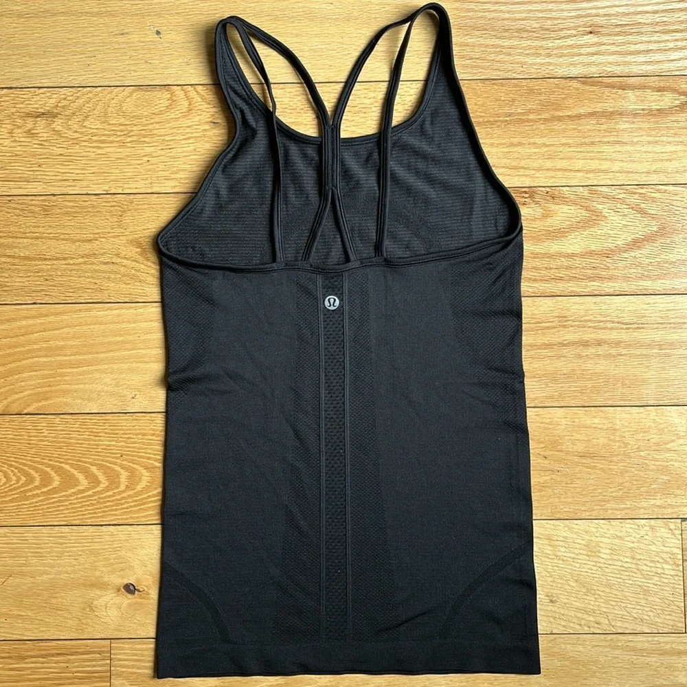 Lululemon swiftly tech Black Women's Strappy Top - Picture 2 of 5